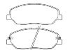 Bremsbelagsatz, Scheibenbremse Brake Pad Set:58101-0WA00